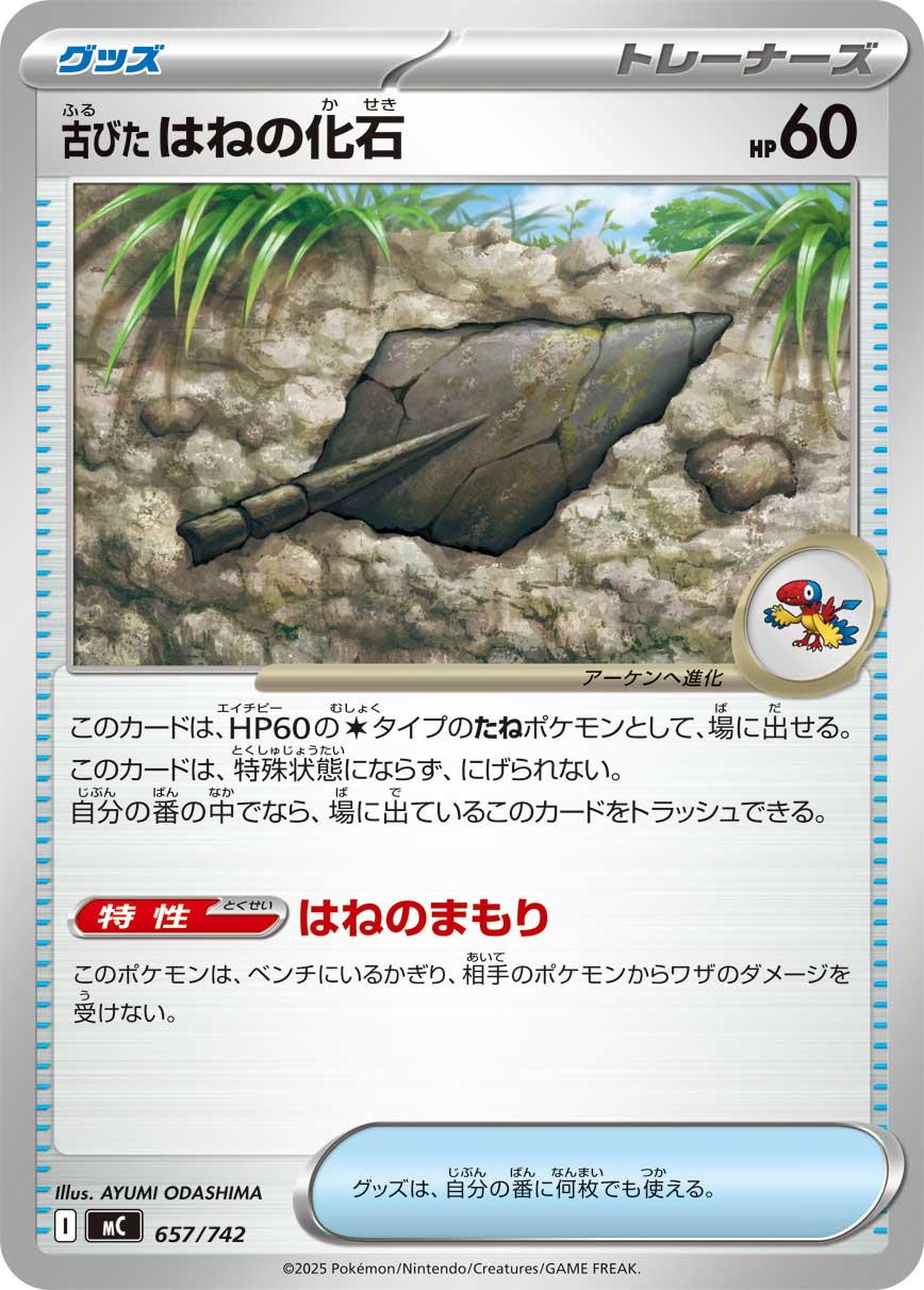 古びたはねの化石[657/742][-][MC]