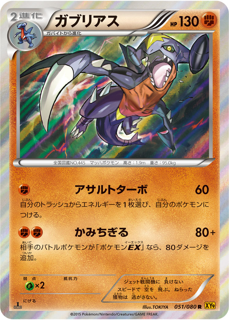 ガブリアス[051/080][R][XY9]