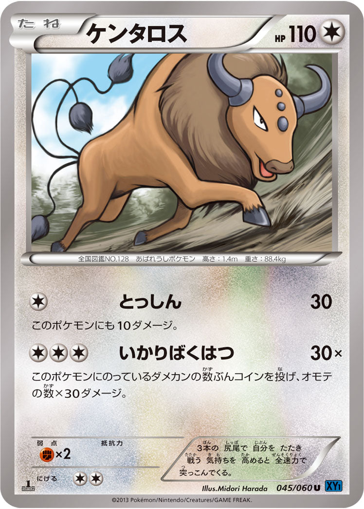 ケンタロス[045/060][U][XY1]