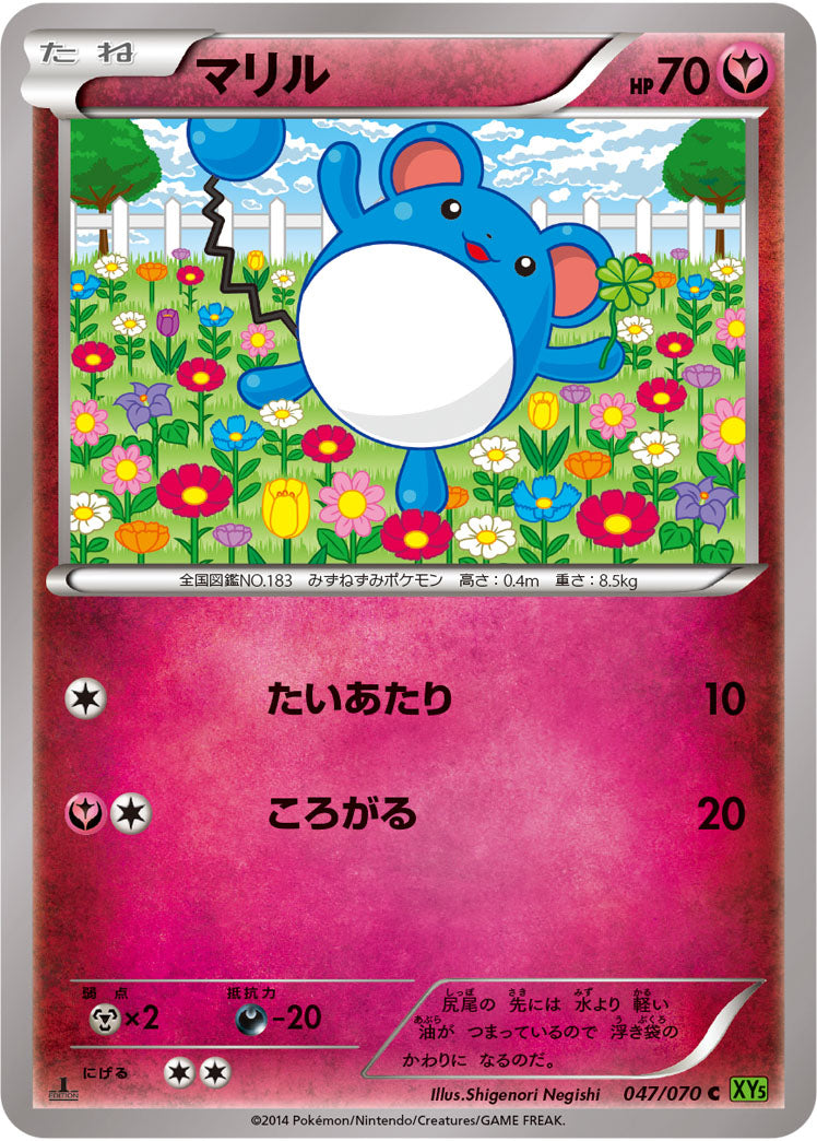 マリル[047/070][C][XY5緑]