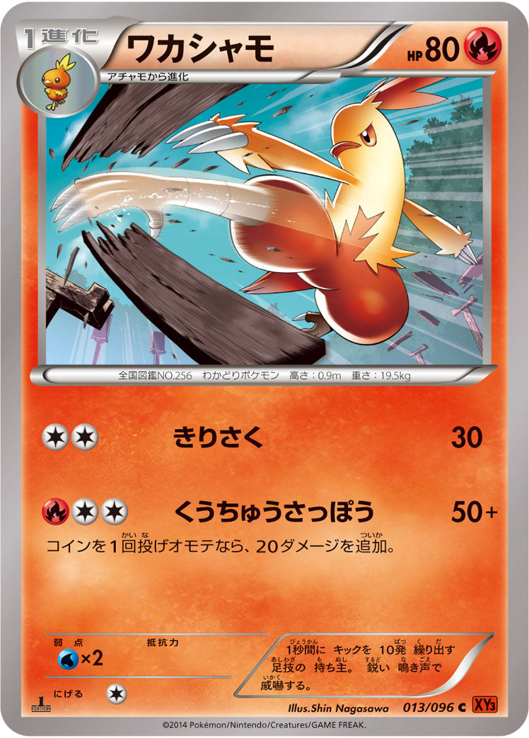 ワカシャモ[013/096][C][XY3]
