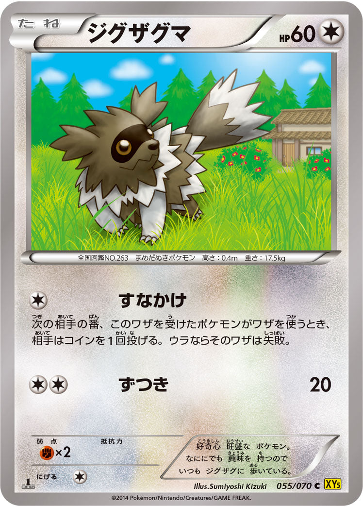 ジグザグマ[055/070][C][XY5黄]