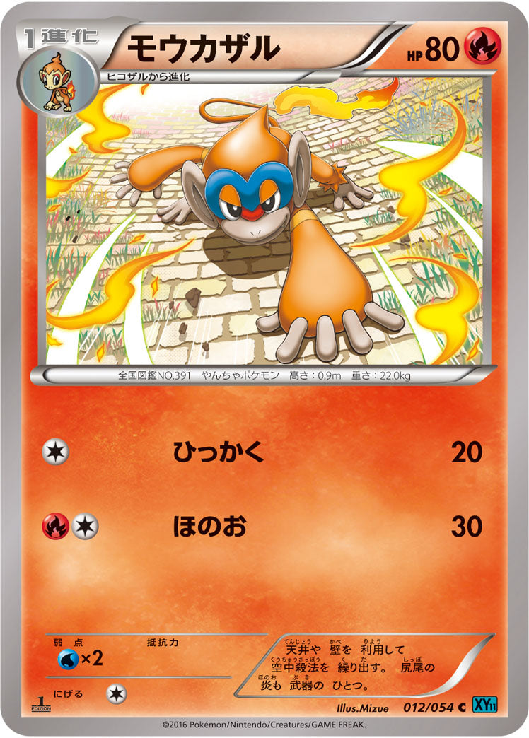 モウカザル[012/054][C][XY11青]