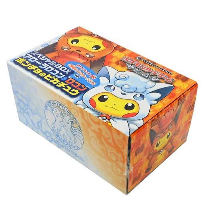 アローラロコン&ロコンポンチョのピカチュウ(未開封BOX)