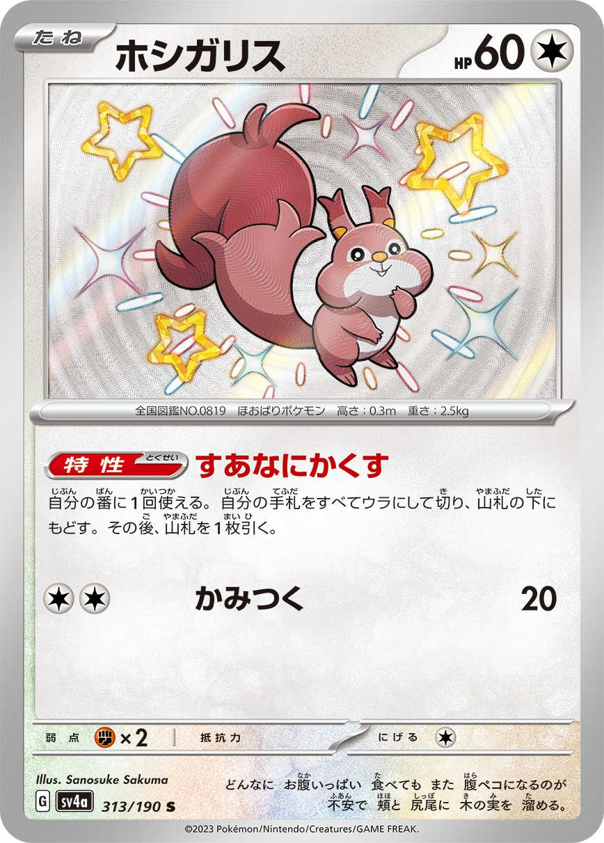 ホシガリス[313/190][S][SV4a]