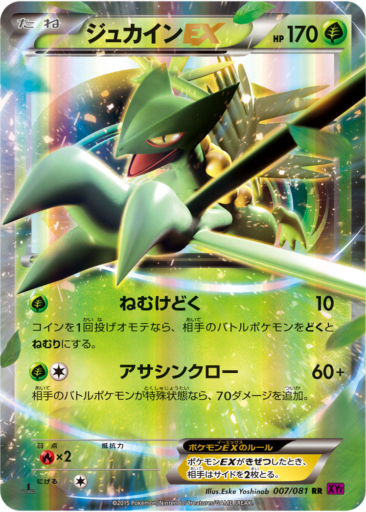 ジュカインEX[007/081][RR][XY7]