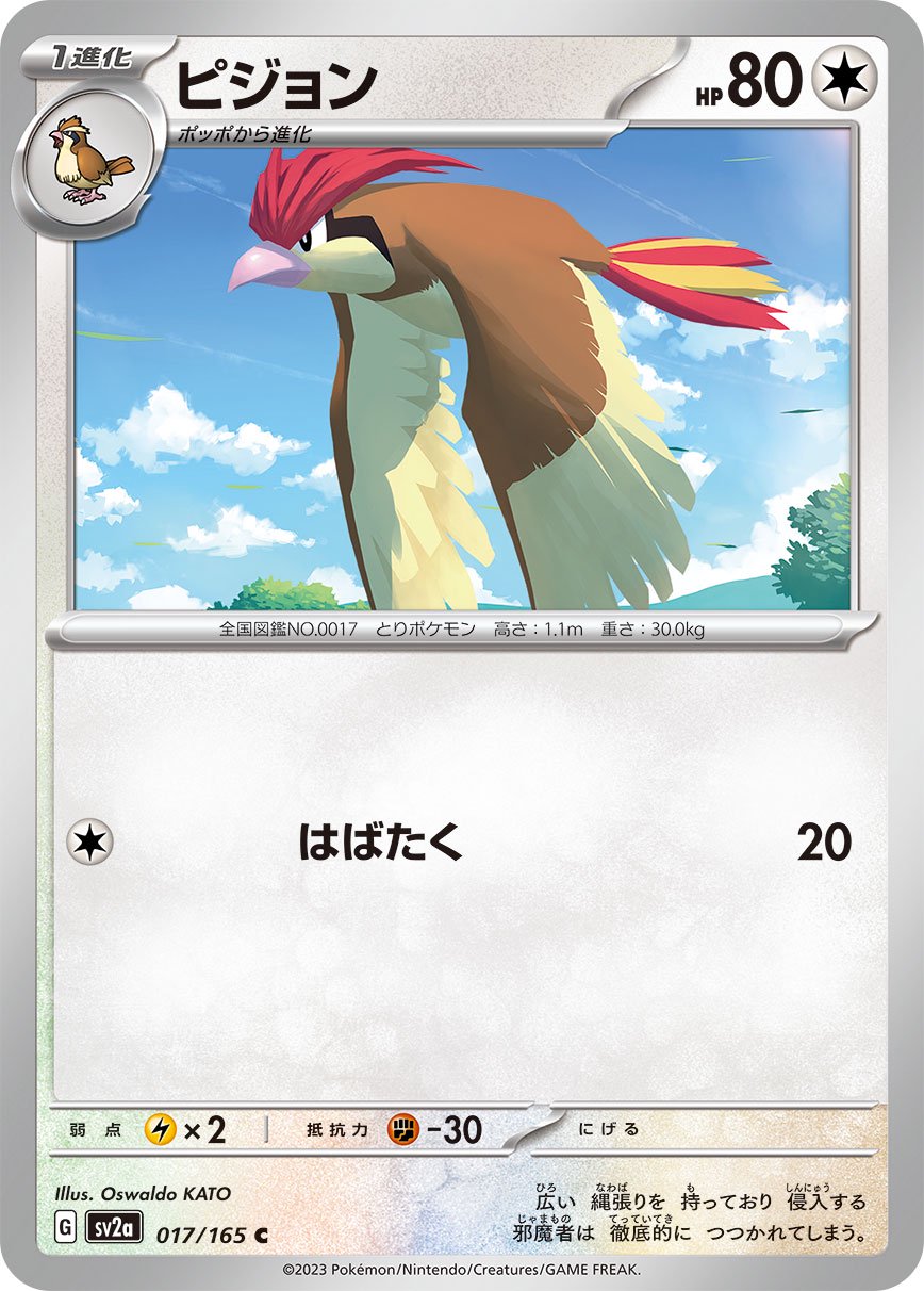 ピジョン[017/165][C][SV2a]