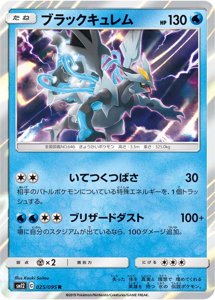 ブラックキュレム[025/095][R][SM12]