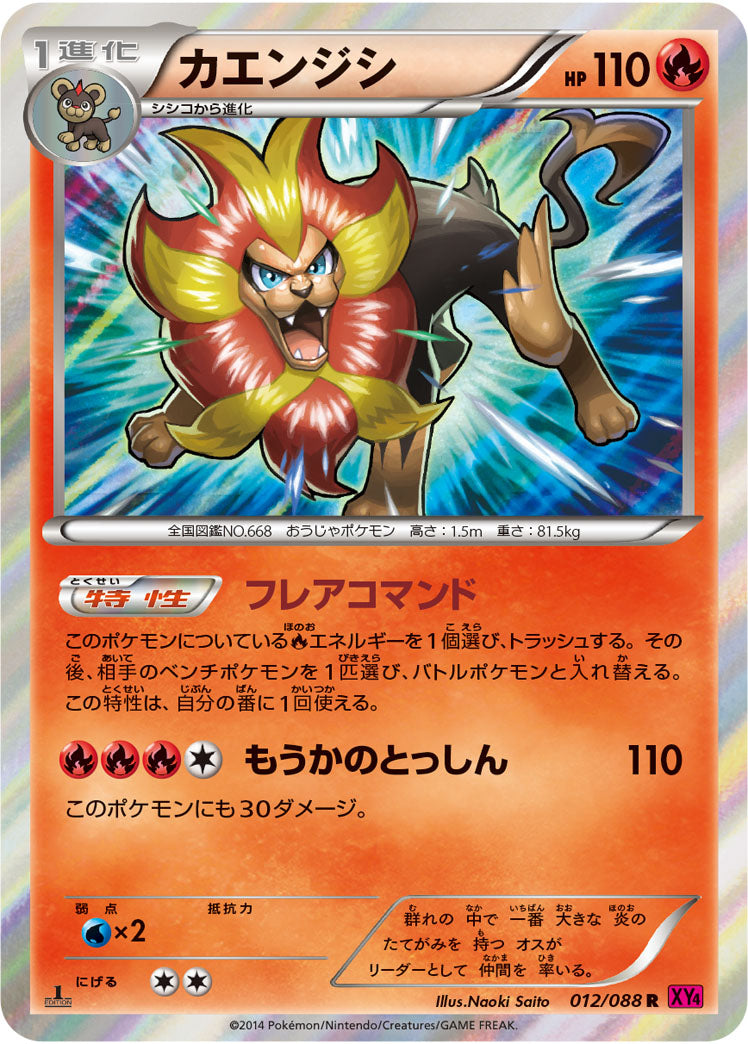 カエンジシ[012/088][R][XY4]
